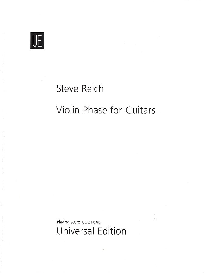 Reich, Guitar Phase (Guit,Tape/4Guit) (Universal)