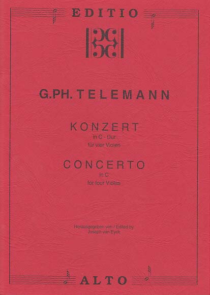 Telemann, Concerto in C major (Editio Alto)