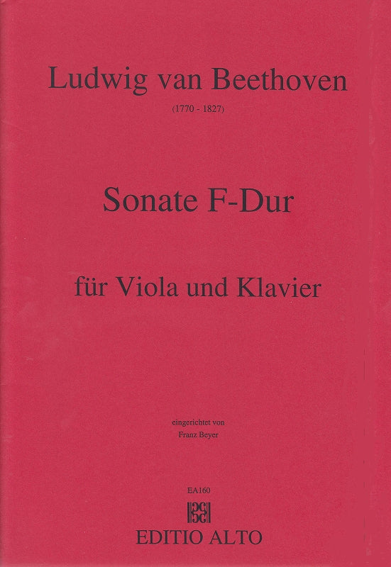 Beethoven, Sonata in F op. 17 (Editio Alto)