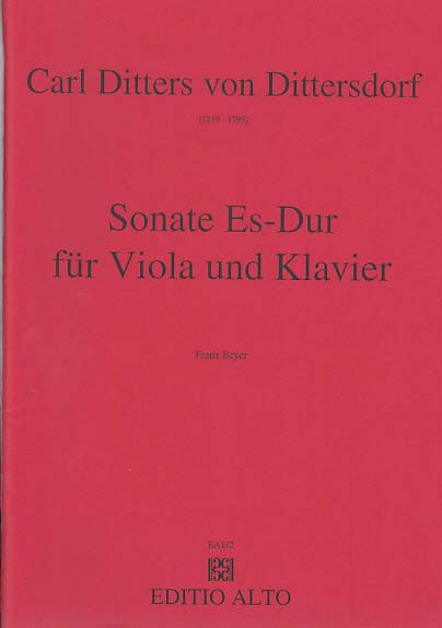 Dittersdorf, Sonata in E-flat major (Editio Alto)