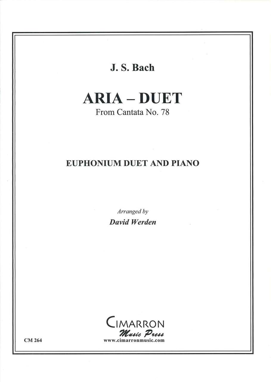 Bach, Aria - Duet fr. BWV 78 (2Euph,Pf) (Cimarron Music Press)
