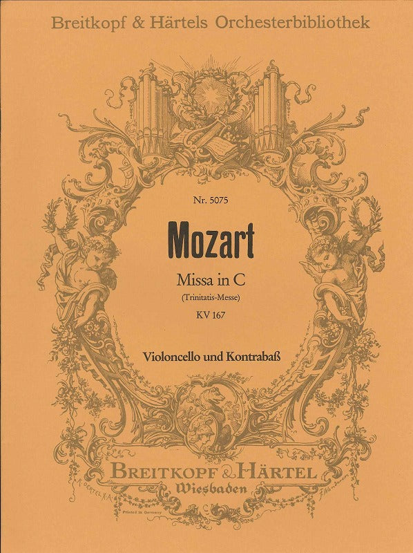 Mozart, Missa KV 167 in C 'Trinitatis-' (Breitkopf)