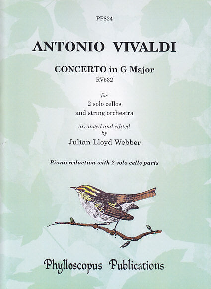 Vivaldi, Concerto in G RV 532 (2Vc,Kbd) (Spartan Press)
