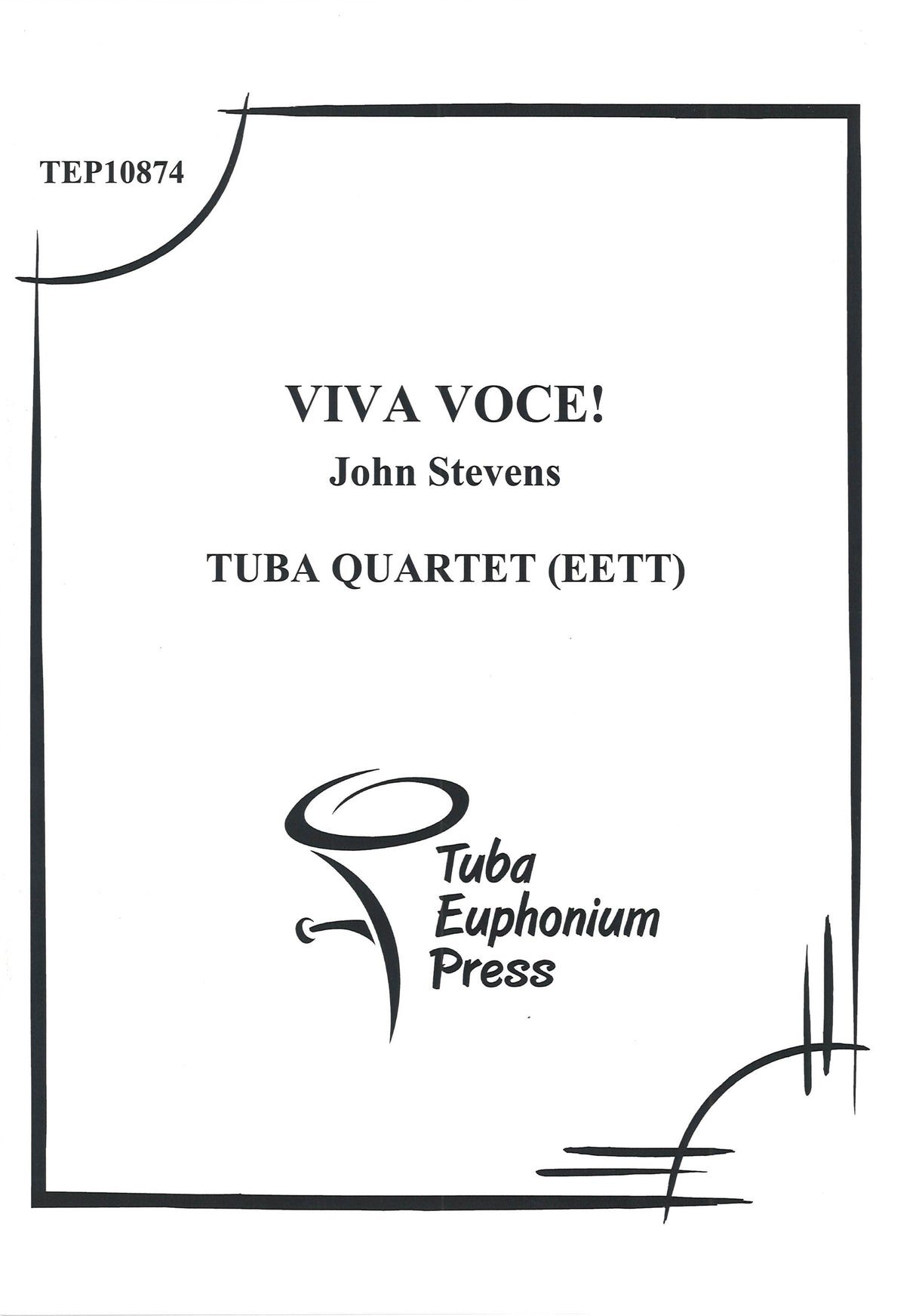 Stevens, Viva Voce! (2Euph,2Tba) (Tuba-Euphonium Press)