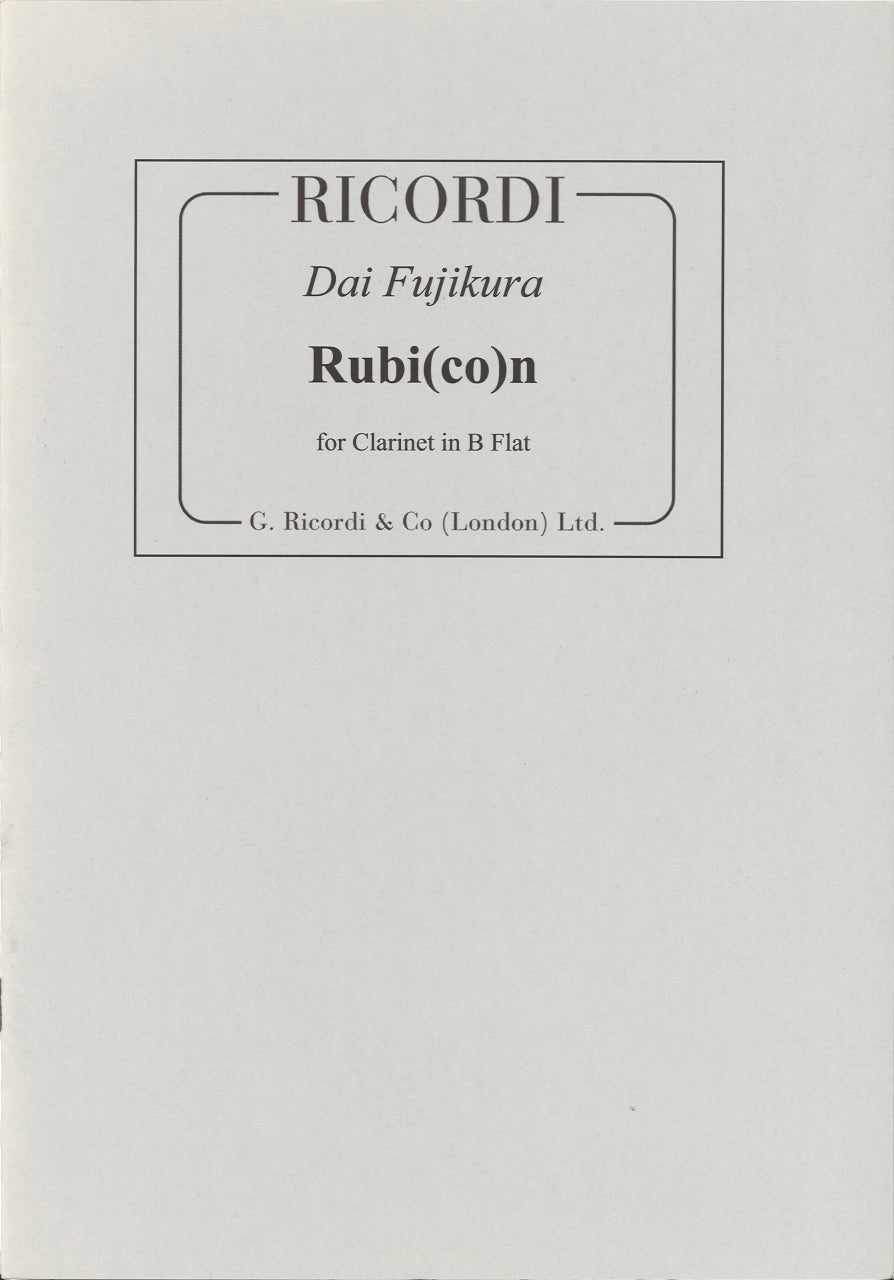Fujikura, Rubi(co)n (Cl Solo) (Ricordi)