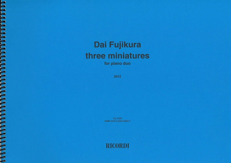 Fujikura, Three Miniatures (Ricordi)