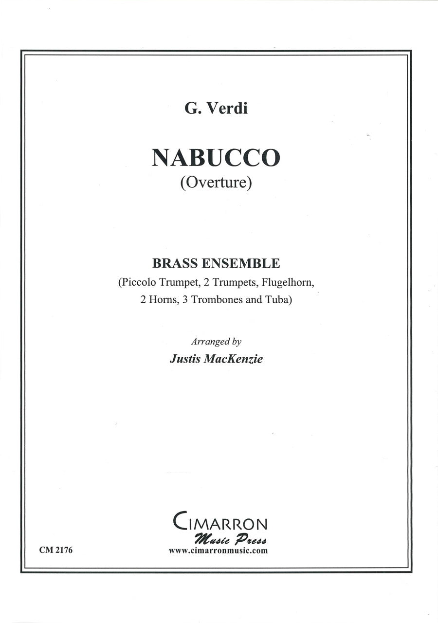 Verdi, Nabucco Overture (Cimarron Music Press)