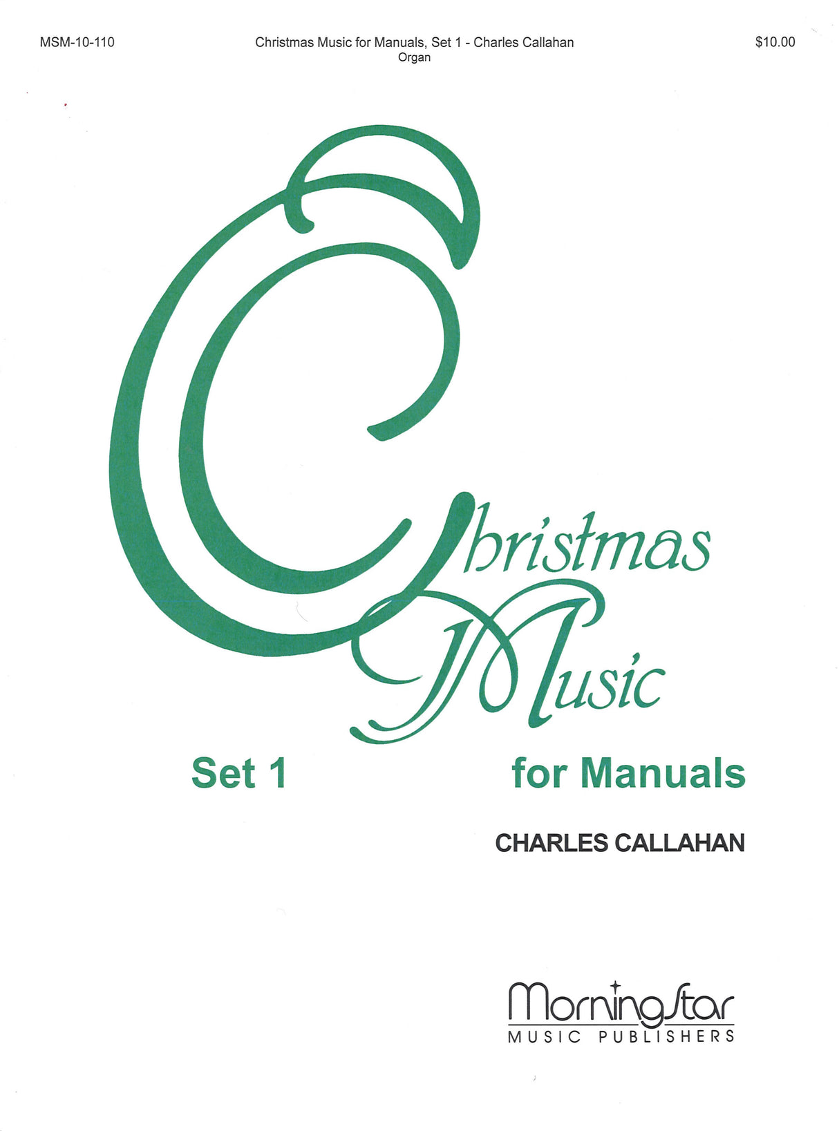Christmas Music for Manuals 1 (MorningStar Music)