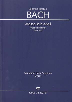 Bach, BWV 232 Messe in h-moll(Leisinger) (Carus)