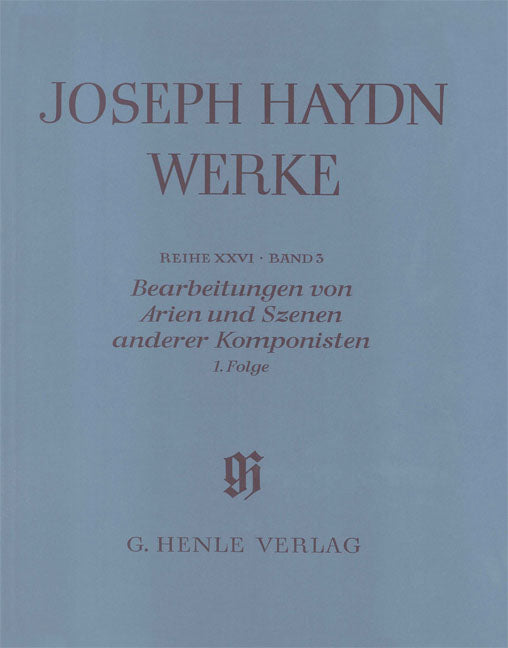 Joseh Haydn Werke 26/3: Bearbeitungen (p (Henle)