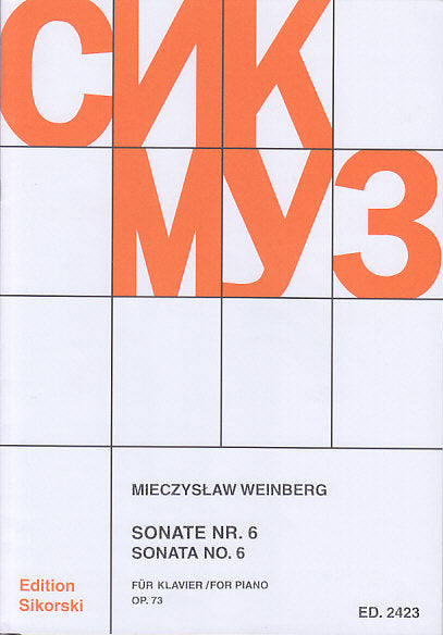 Weinberg, Sonate Nr. 6 op. 73 (Sikorski)