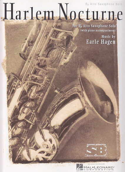 Hagen, Harlem Nocturne (ASax,Pf) (Shapiro Bernstein/Hal Leonard)