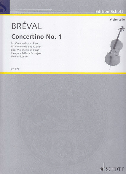 Breval, Concertino No. 1 in F (Schott)