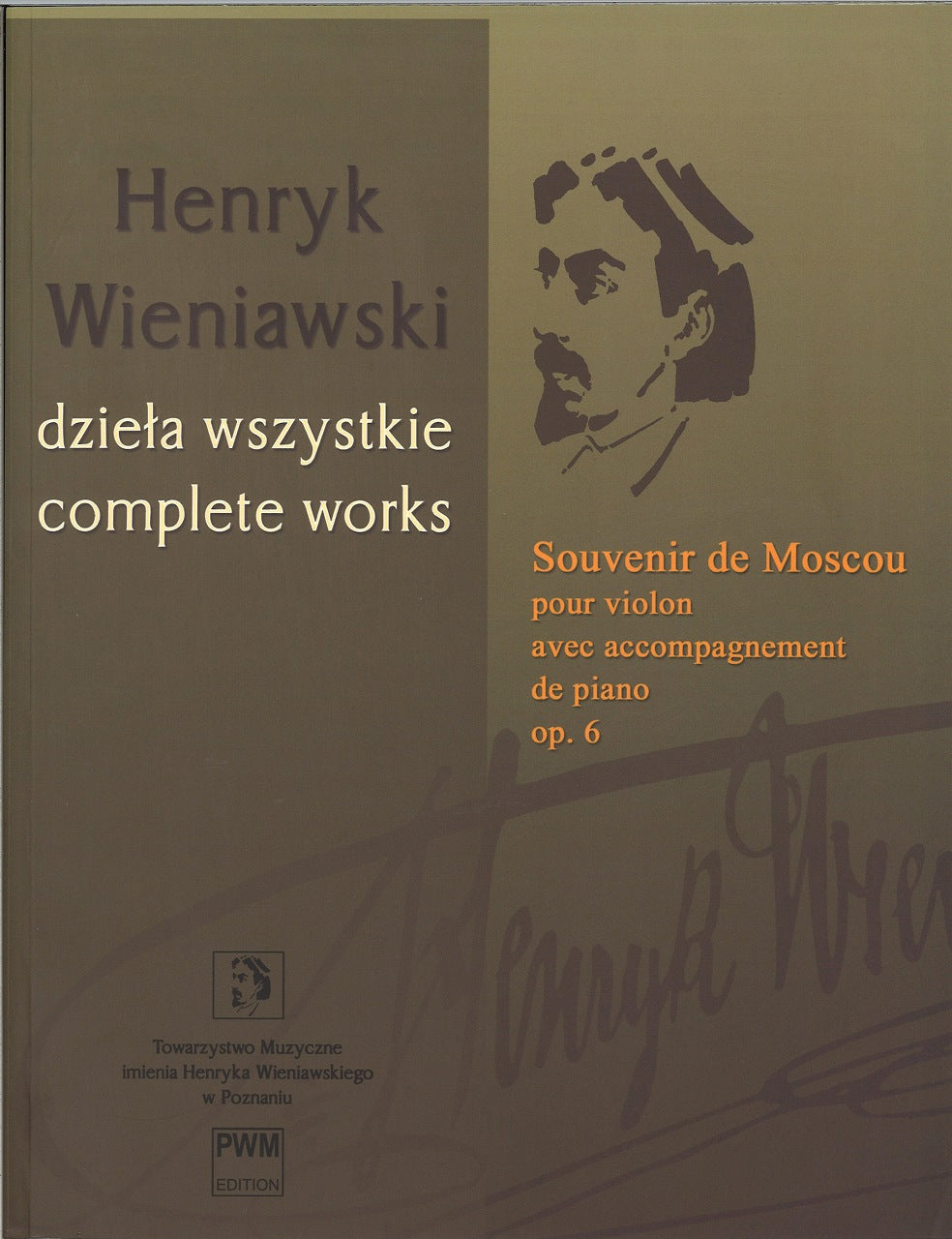 Wieniawski, Souvenir de Moscou (Vn,Pf) (PWM)
