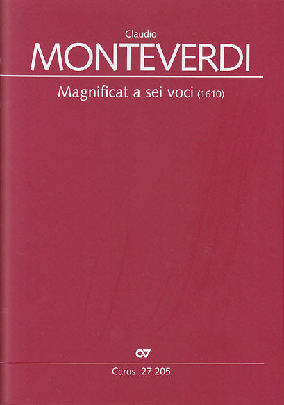 Monteverdi, Magnificat a 6 voci (1610) (Carus)