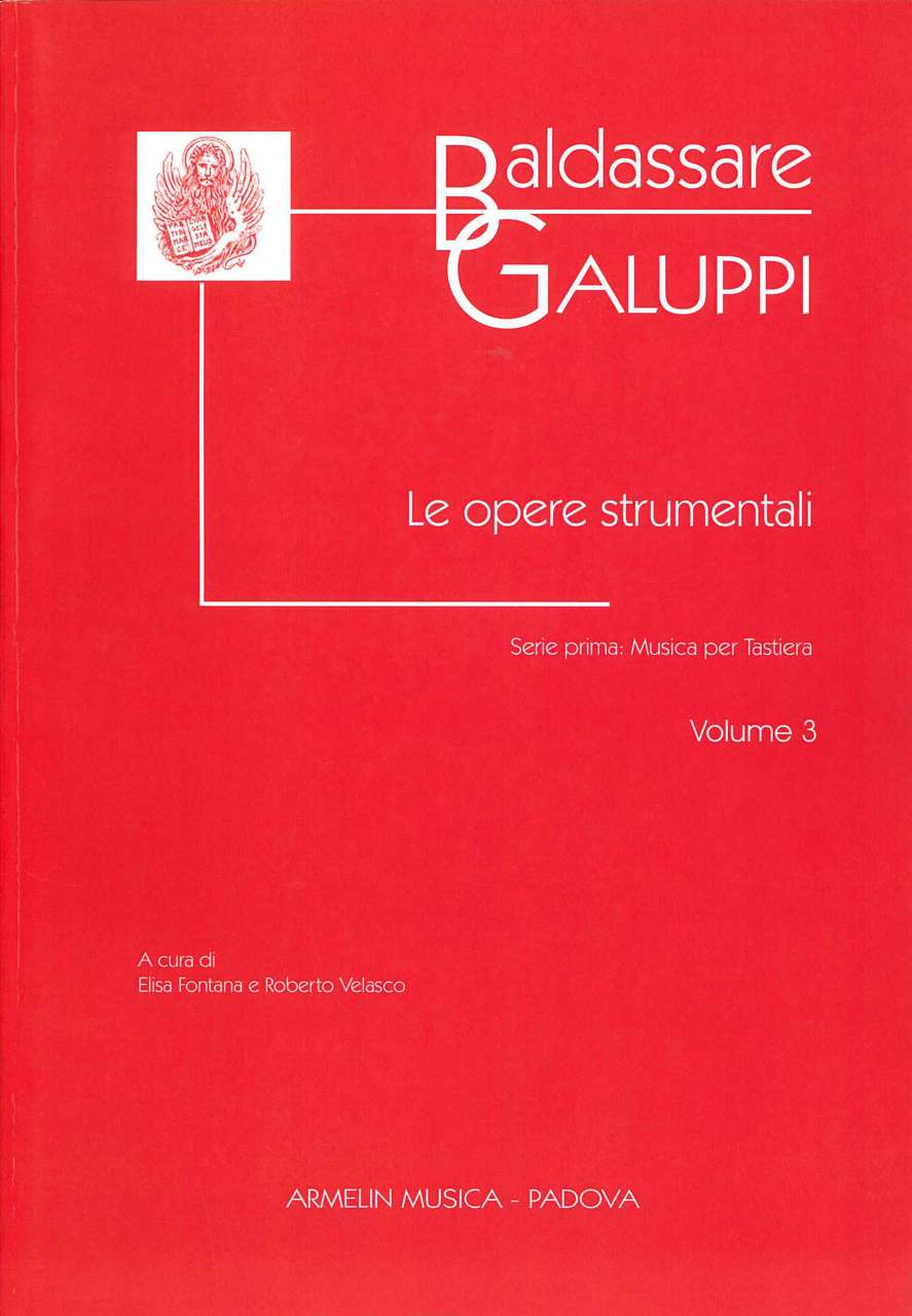 Galuppi, Musica per tastiera 3 (Armelin Musica)