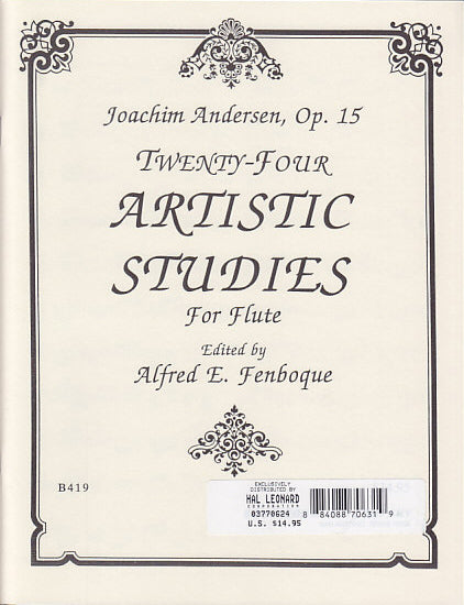Andersen, op. 15: 24 Artistic Studies (Southern)