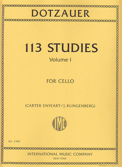 Dotzauer, 113 Studies, 1 (IMC)