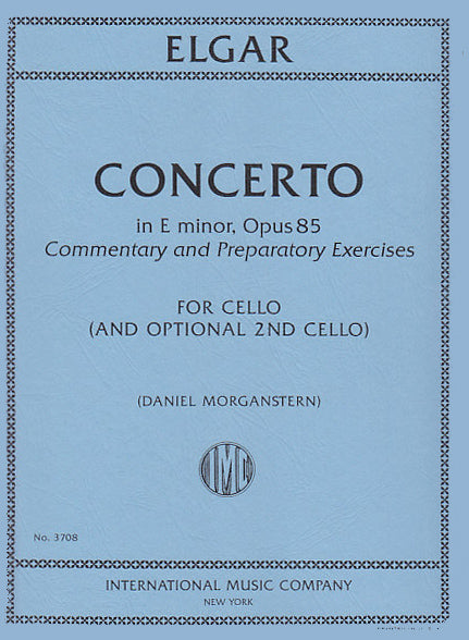 Elgar, Concerto in e, op. 85 (IMC)