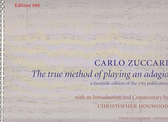 Zuccari, True Method of Playing an Adagi (Edition HH)