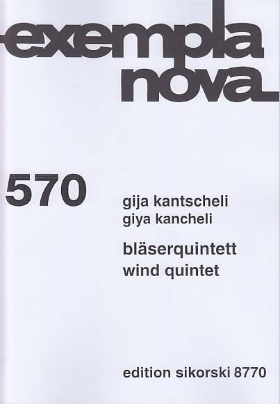 Kancheli, Blaserquintett (Sikorski)