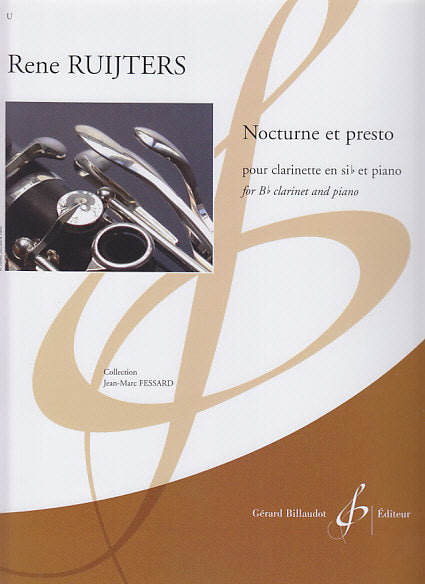 Ruijters, Nocturne et Presto (Billaudot)