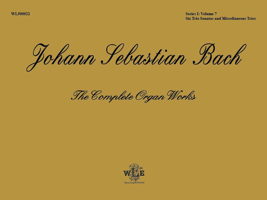 Bach, 6 Trio Sonatas & Misc. Trios (Wayne Leupold)