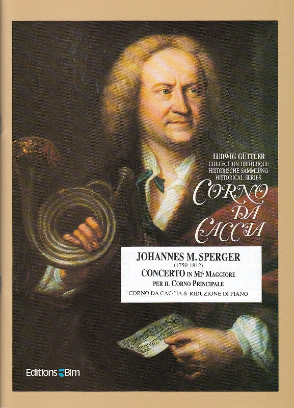 Sperger, Concerto in Mib (2Hn/2Trp,Pf) (Bim)