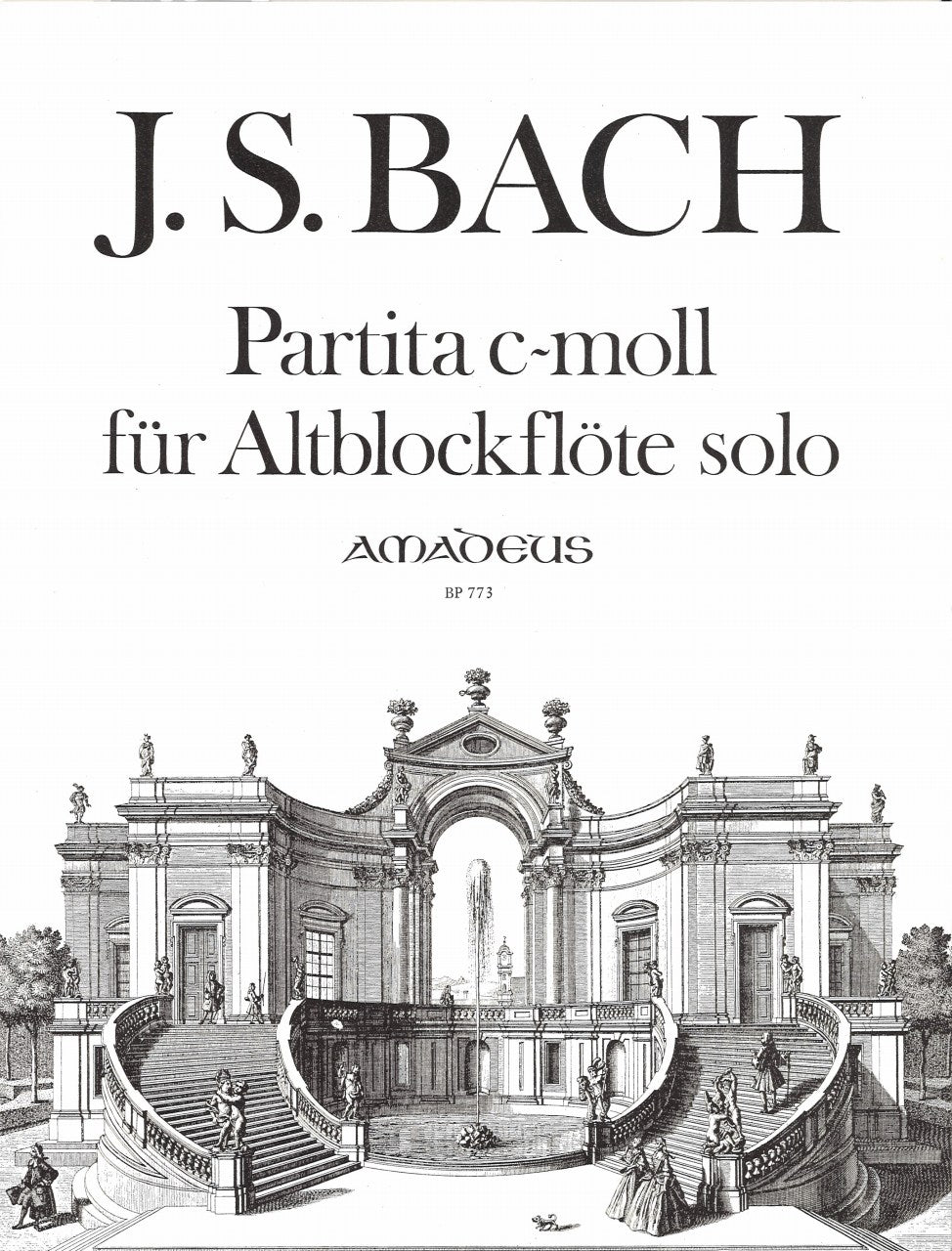 Bach, Partita BWV 1013 in c (ARec Solo) (Amadeus Verlag)