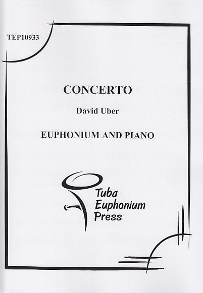 Uber, Concerto for Euphonium (Tuba-Euphonium Press)