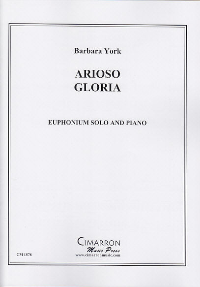 York, Arioso Gloria (Cimarron Music Press)