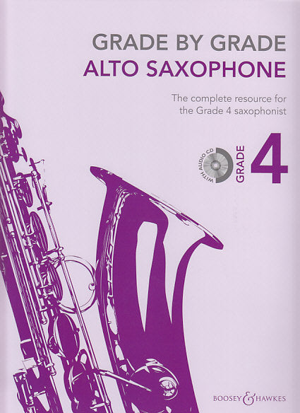 Grade by Grade, Alto Sax, Grade 4 (+CD) (Boosey)