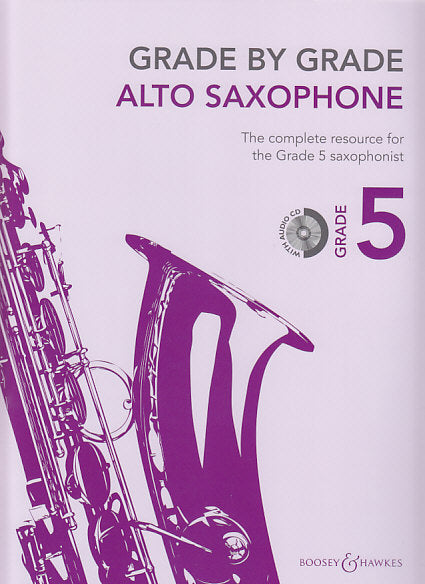 Grade by Grade, Alto Sax, Grade 5 (+CD) (Boosey)