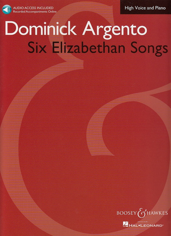 Argento, 6 Elizabethan Songs (High,Pf) (Boosey)