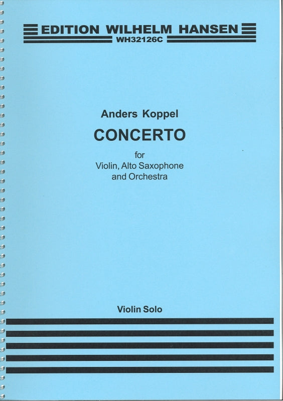 Koppel, Concerto (Vn,Sax,Orch) Vn part (W.Hansen)