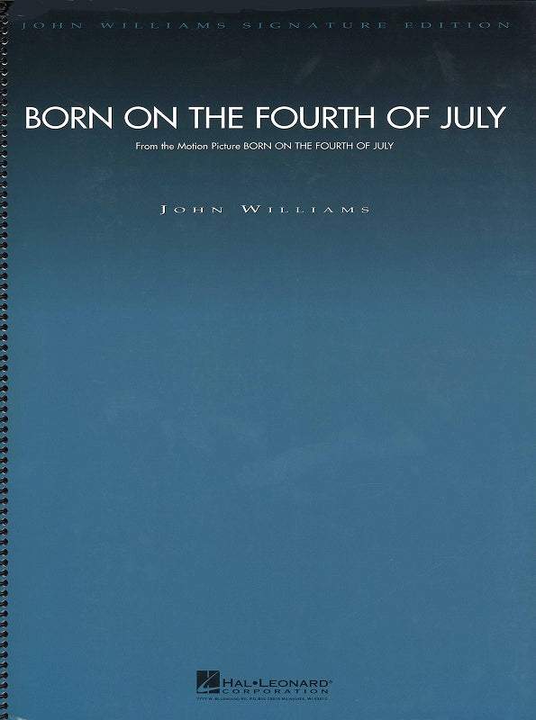 Williams, Born on the Fourth of July Scr (Hal Leonard)