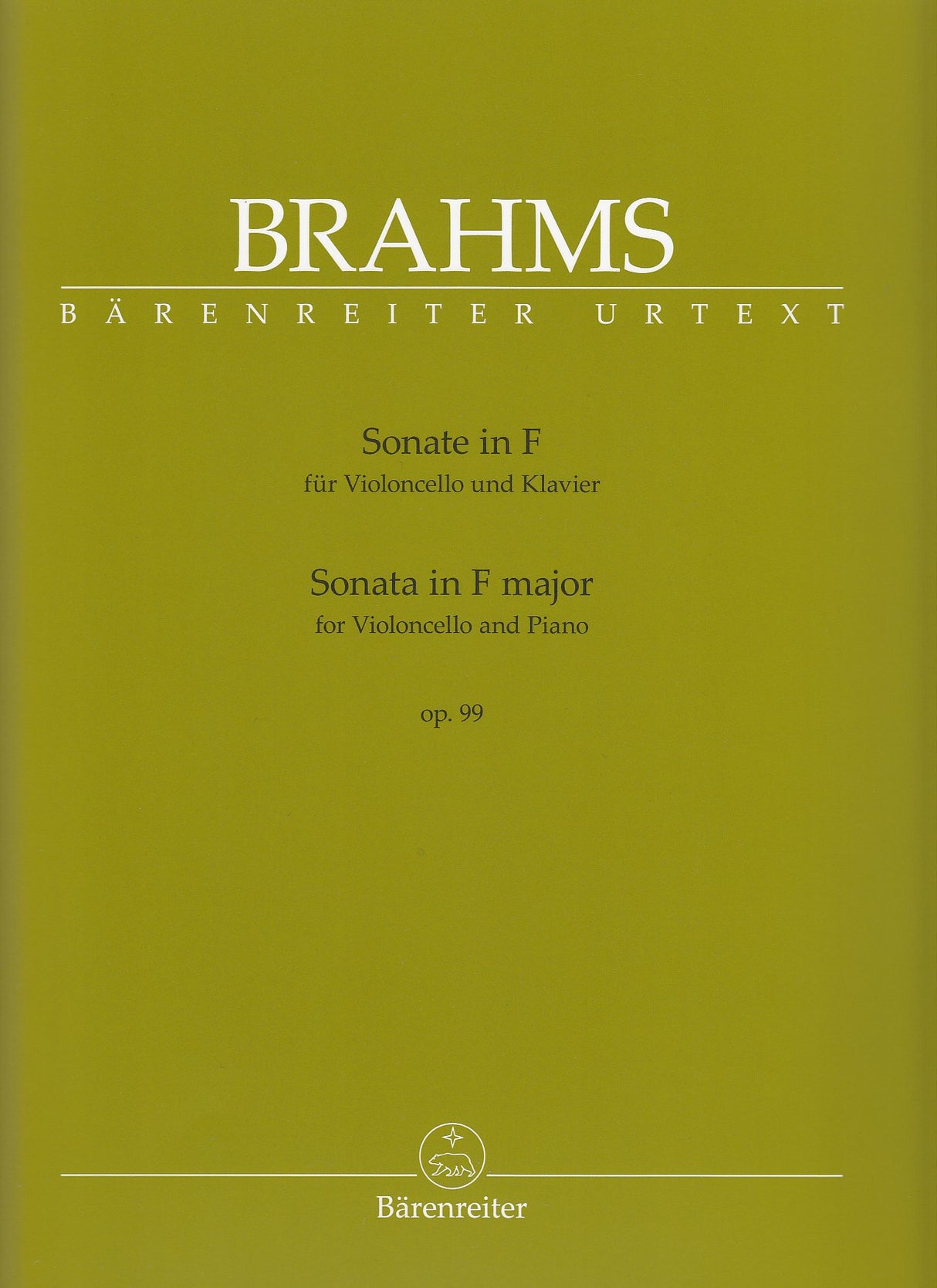 Brahms, Sonata No. 2, op. 99 (Barenreiter)