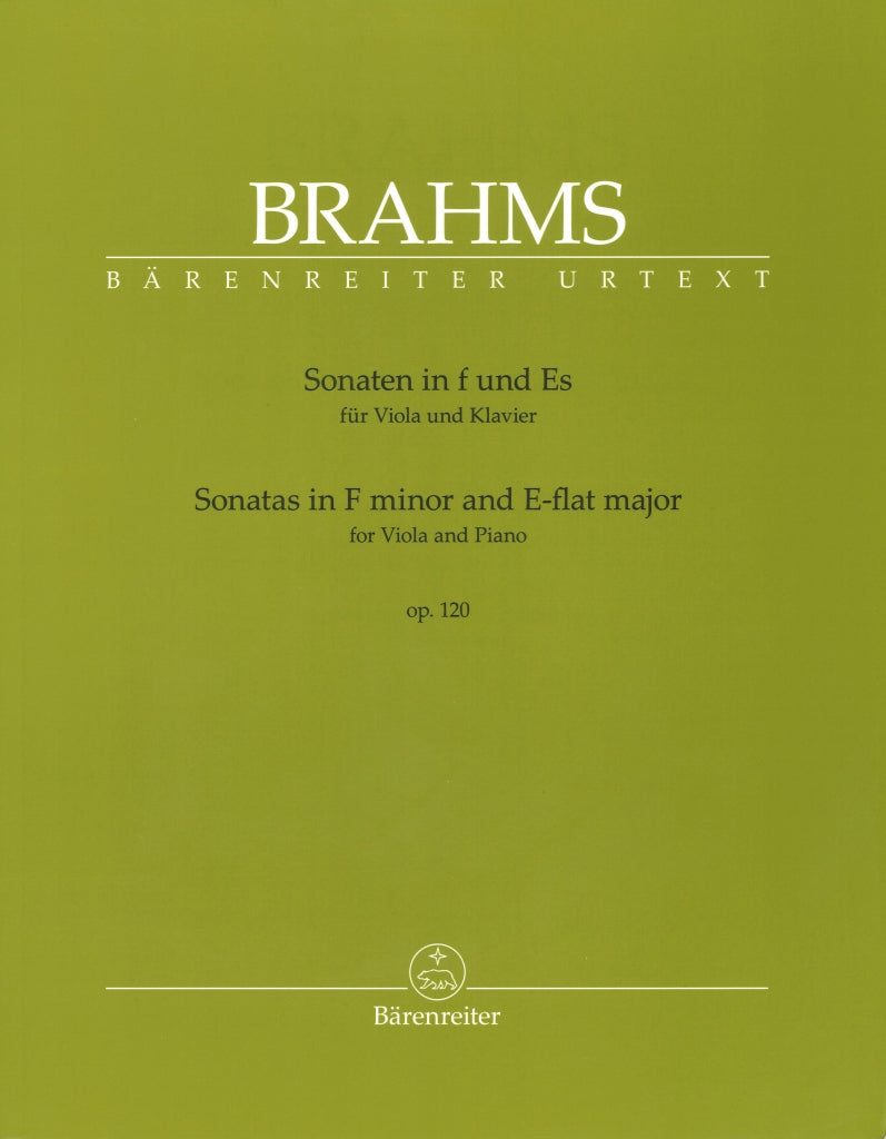 Brahms, Sonatas op. 120/1, 2 (Va,Pf) (Barenreiter)