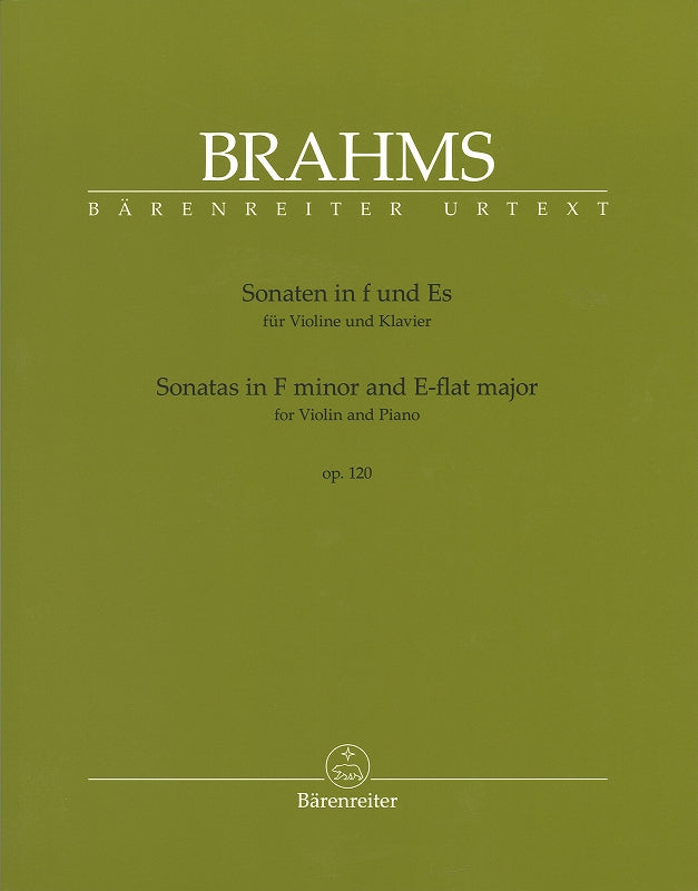 Brahms, Sonatas op. 120/1, 2 (Vn,Pf) (Barenreiter)