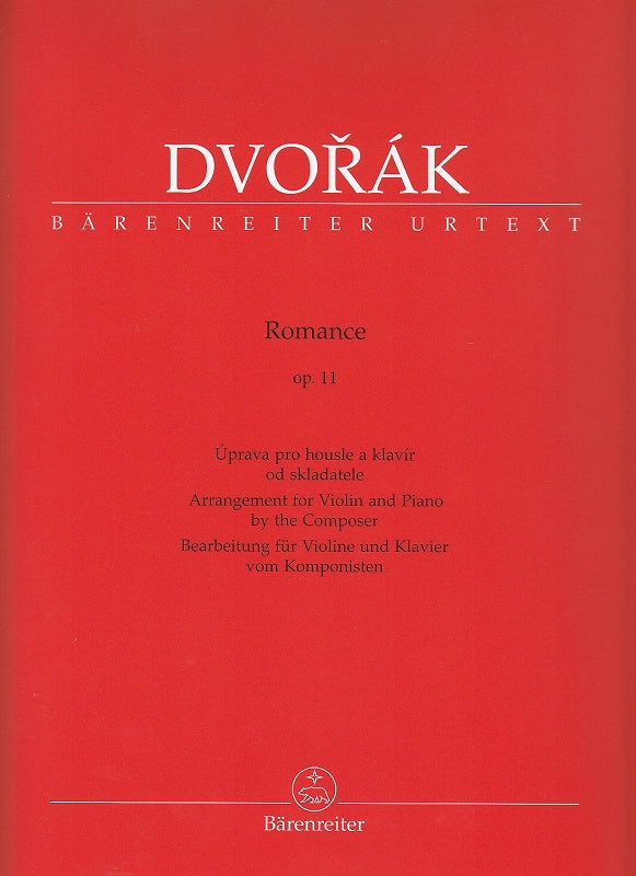 Dvorak, Romance in f, op. 11 (Hajek) (Barenreiter)