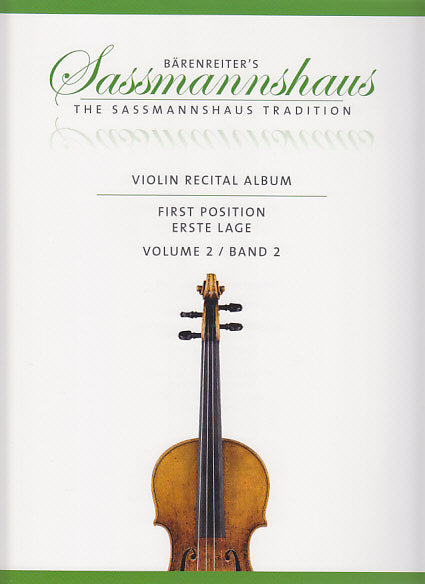 Violin Recital Album 1st Pos. 2 (Barenreiter)
