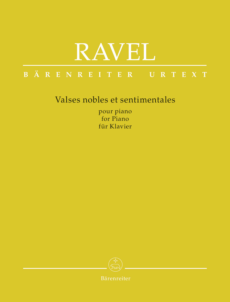 Ravel, Valses nobles et sentimentales (Barenreiter)