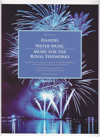 Handel, Water Music; Royal Fireworks (Barenreiter)