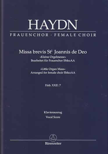 Haydn, Missa Hob. 22/7 (Female Cho) (Barenreiter)