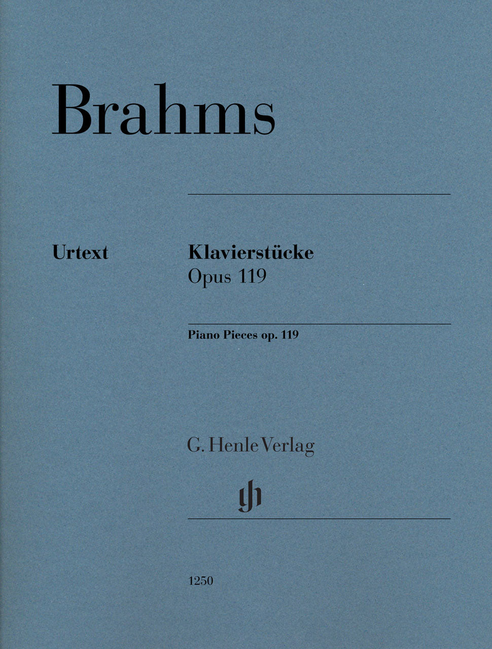 Brahms, Klavierstucke op. 119 (rev.) (Henle)