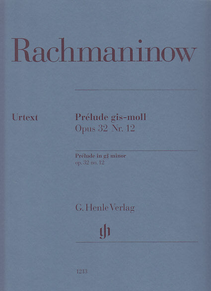 Rachmaninoff, Prelude op. 32/12 in g# (Henle)