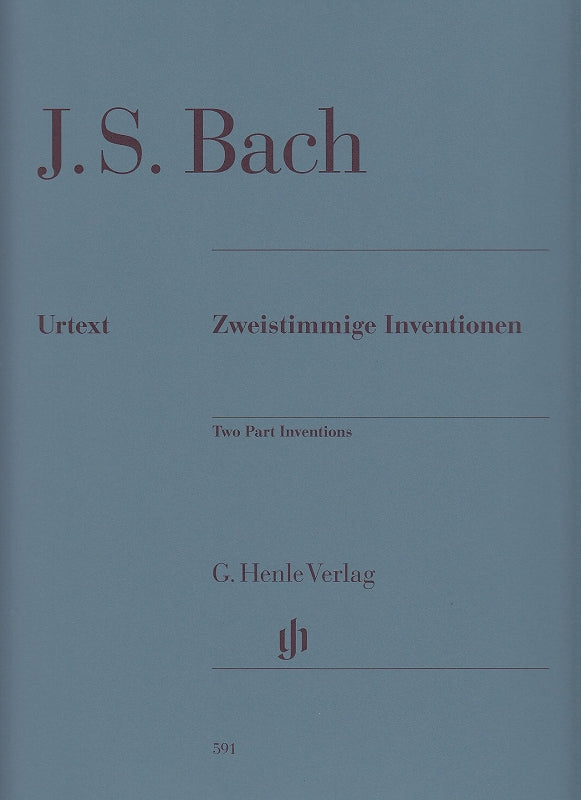 Bach, Inventionen, 2-stimm.(Scheideler) (Henle)