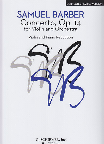 Barber, Concerto op. 14 (rev. Flachs) (G.Schirmer)