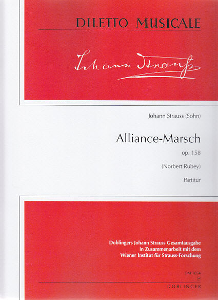 Strauss,J., Alliance-Marsch Full Score (Doblinger)