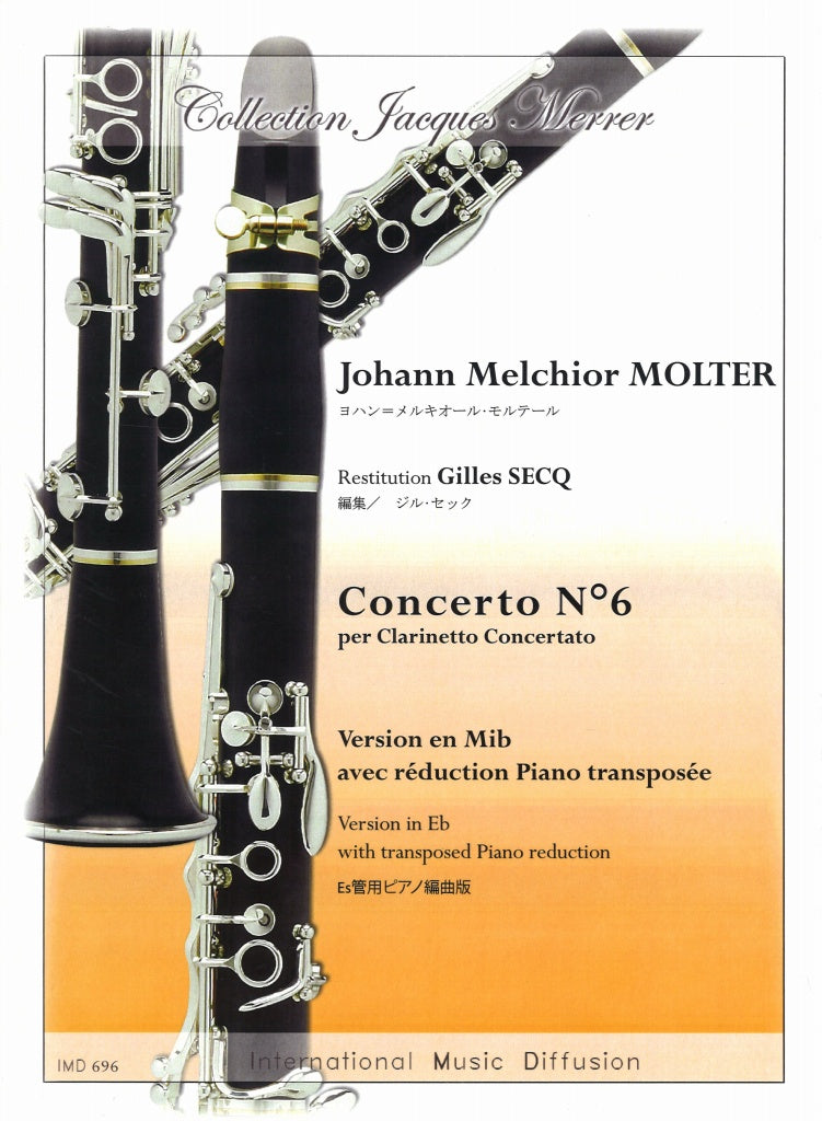 Molter, Concerto No. 6 (Eb Cl,Pf) (IMD (International Music Diffusion))